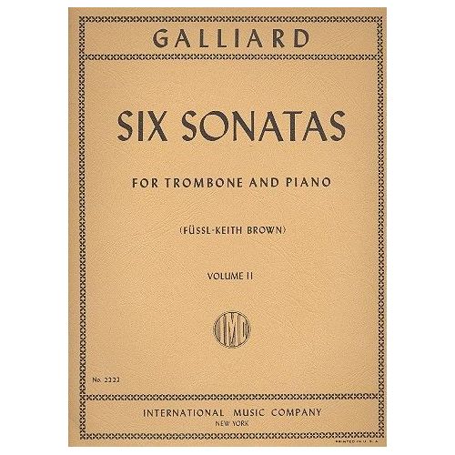 Galliard, Johann Ernst - Six Sonatas Volume 2 Vol. 2