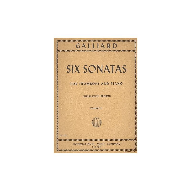 Galliard, Johann Ernst - Six Sonatas Volume 2 Vol. 2