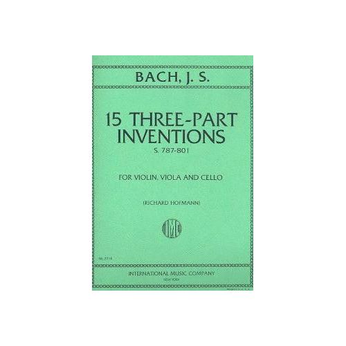Bach, J.S - 15 TERZETTI Vln...
