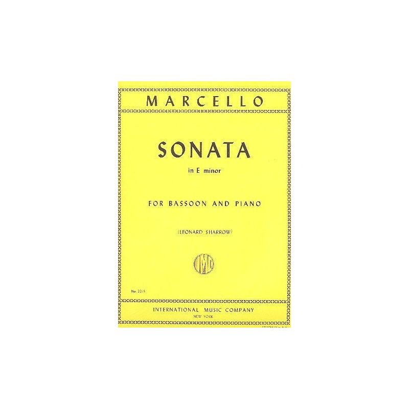 Marcello, Benedetto - SONATA EMin Bsn Pft 