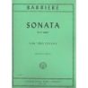 Barrière, Jean - Sonata G major 