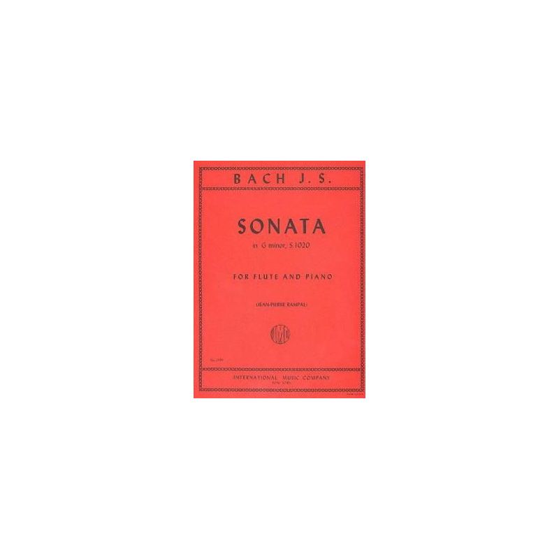 Bach, J.S - SONATA G min Fl Pft 
