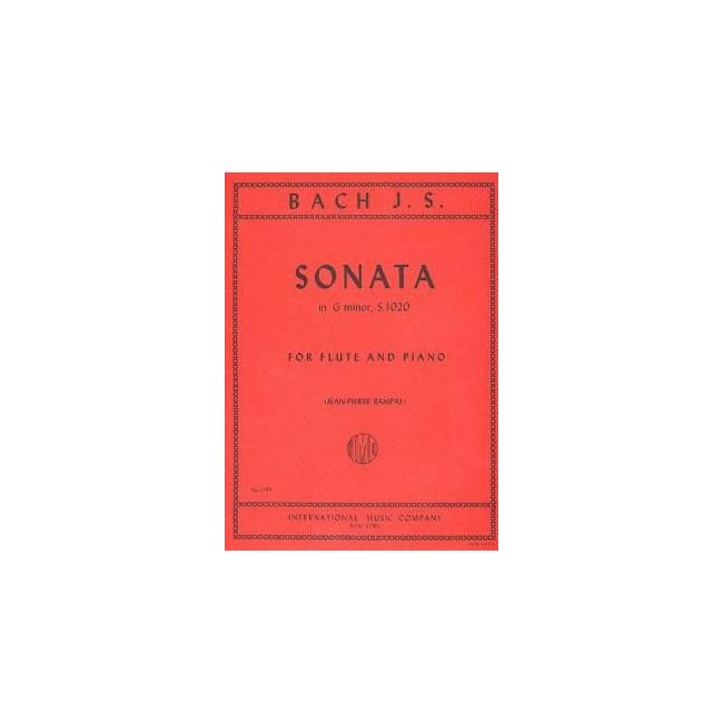 Bach, J.S - SONATA G min Fl Pft 