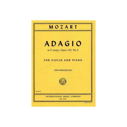 Mozart, Wolfgang Amadeus - Adagio E major K.261 