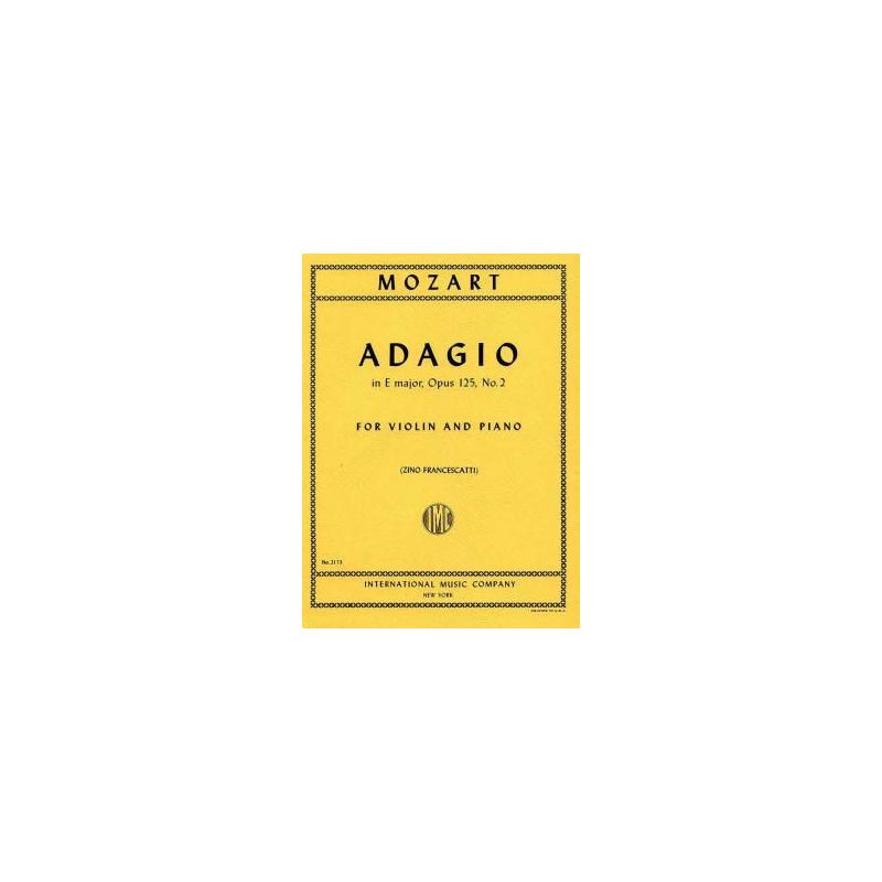Mozart, Wolfgang Amadeus - Adagio E major K.261 