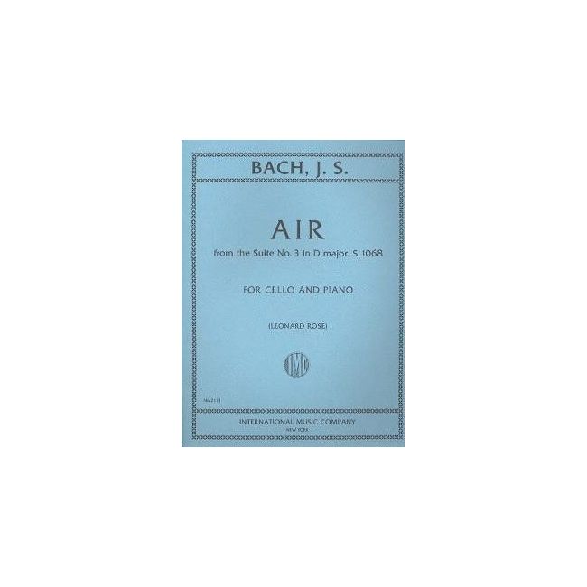 Bach, J.S - AIR from SUITE NO.3 Dmaj Vc 