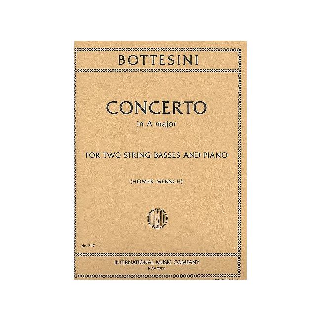 Bottesini, Giovanni - Concerto for Two Double Basses