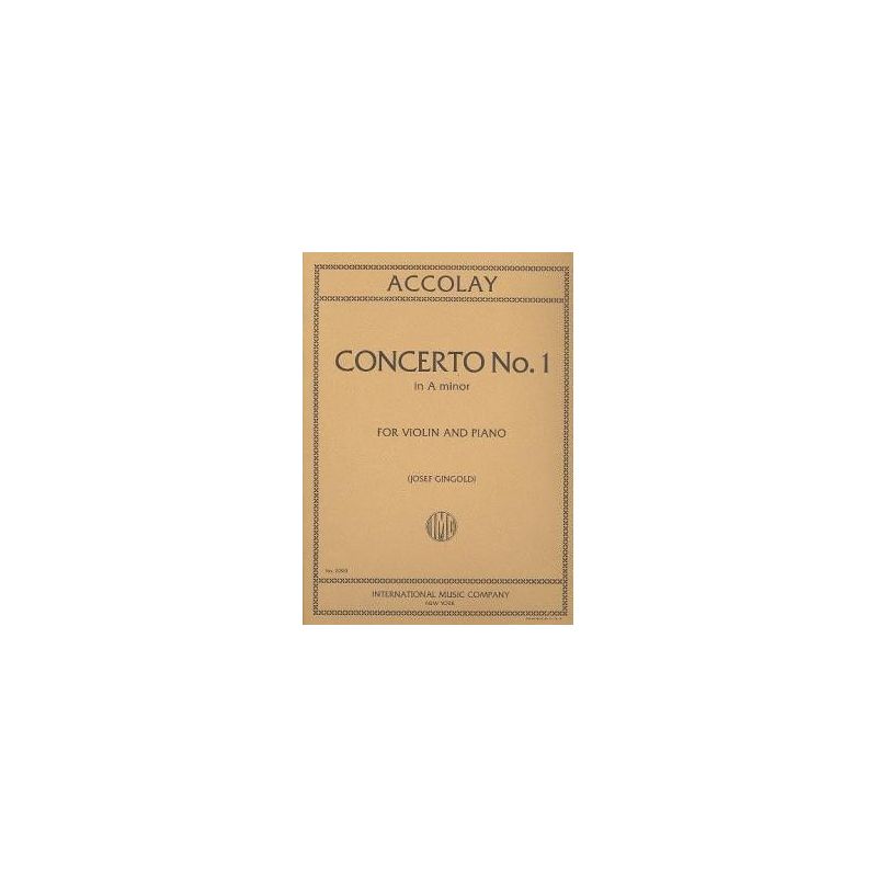 Accolay, Jean Baptiste - Concerto No.1 A minor 
