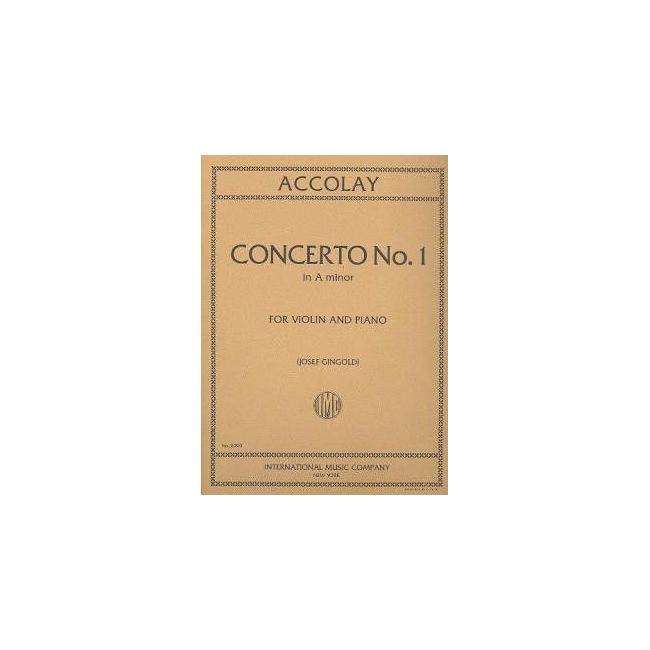 Accolay, Jean Baptiste - Concerto No.1 A minor