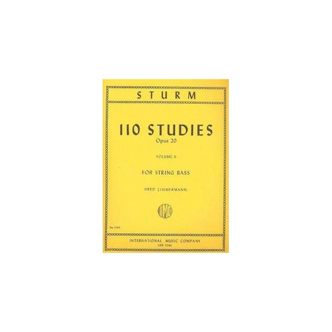 Sturm, Wilhelm - 110 Studies Volume 2 op. 20 Vol. 2