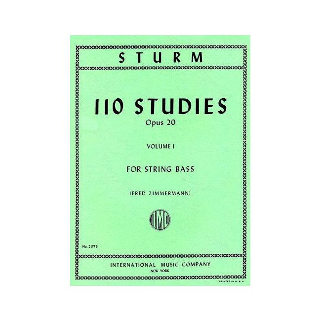 Sturm, Wilhelm - 110 Studies Volume 1 op. 20 Vol. 1