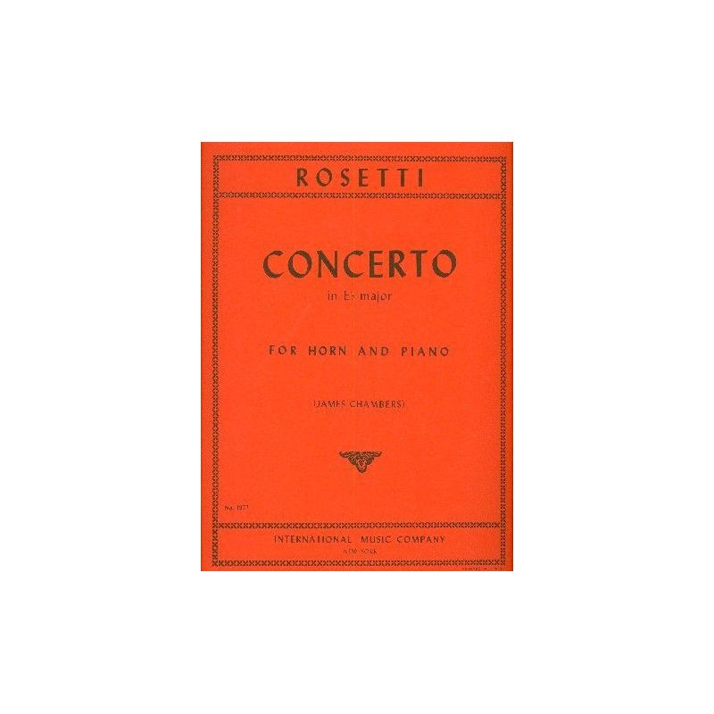 Rosetti, Francesco Antonio - CONCERTO Eb Maj Hn(Eb)Pft Red 