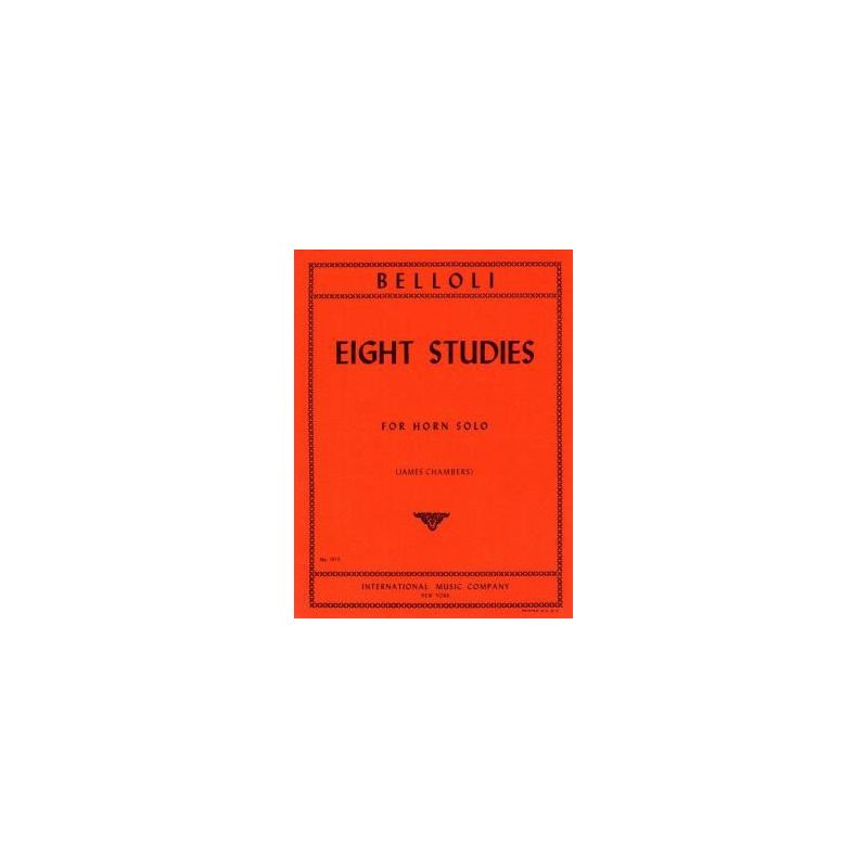 Belloli, Agostino - 8 STUDIES S.Hn 