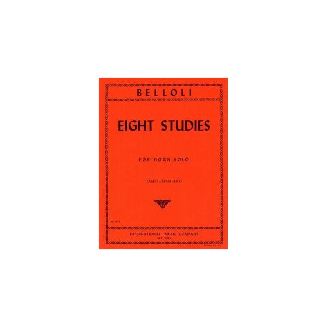 Belloli, Agostino - 8 STUDIES S.Hn 