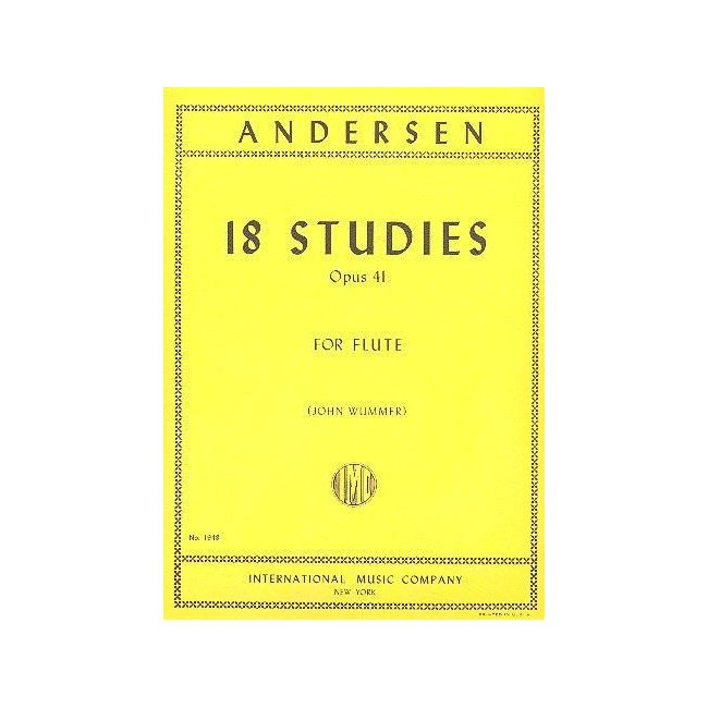 Andersen, Joachim - 18 STUDIES Op41 S.Fl