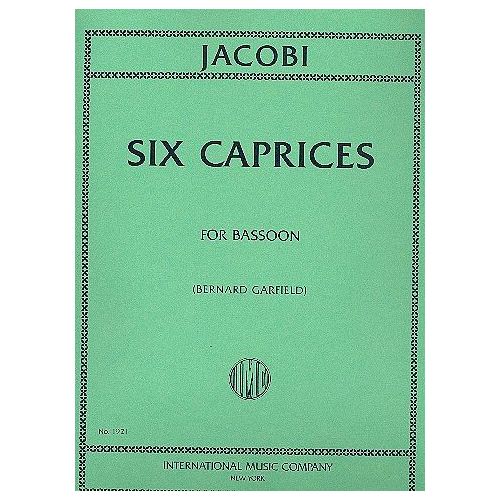 Jacobi, Carl - Six Caprices 