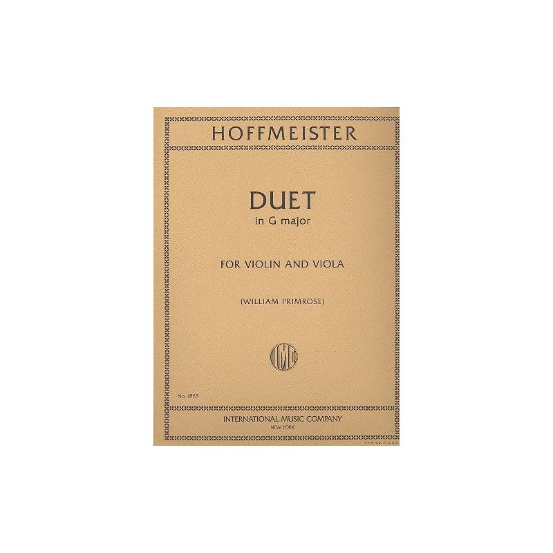Hoffmeister, Franz Anton - Duet in G major 