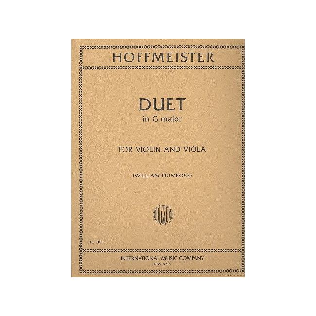 Hoffmeister, Franz Anton - Duet in G major