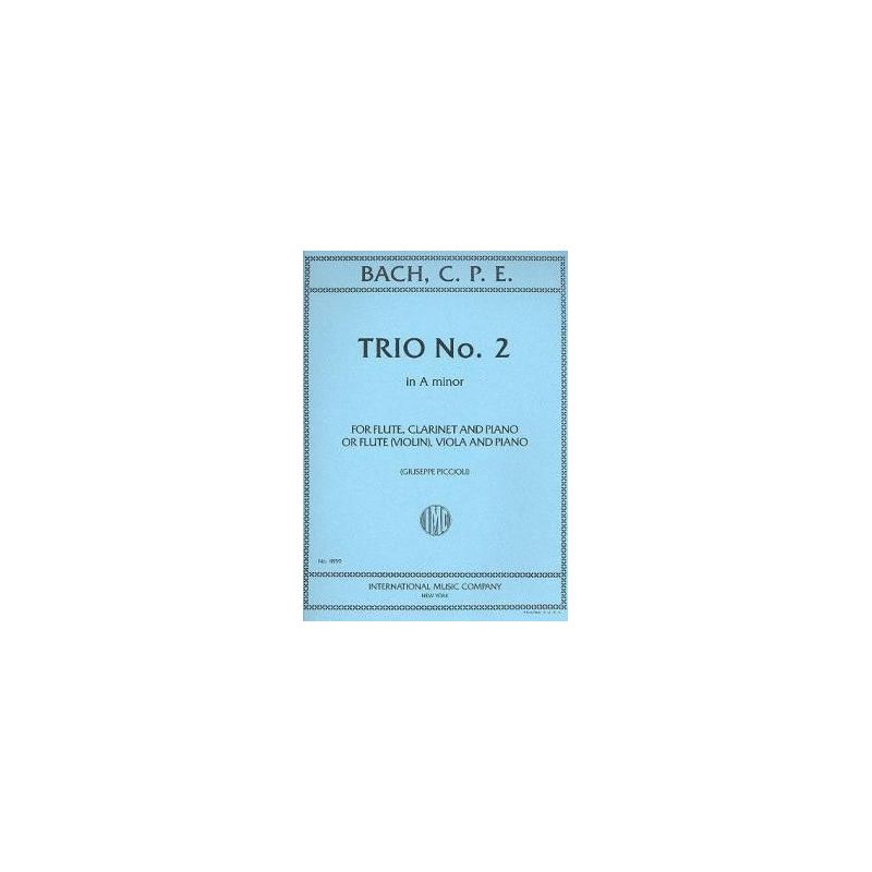 Bach, Carl Philipp Emanuel - TRIO NO.2 Amin 