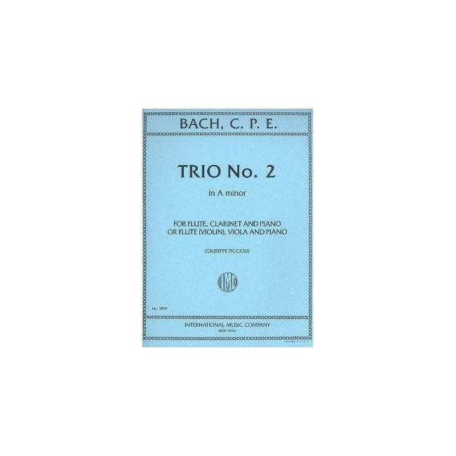 Bach, Carl Philipp Emanuel - TRIO NO.2 Amin