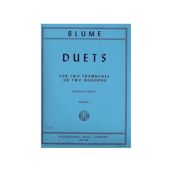 Blume, Oskar - 12 DUETS Vol.1 2Bsn or 2Trom 