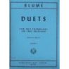 Blume, Oskar - 12 DUETS Vol.1 2Bsn or 2Trom 
