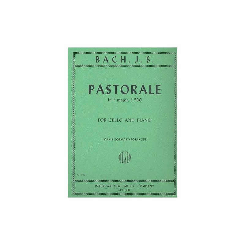 Bach, J.S - PASTORALE Vc Pft 