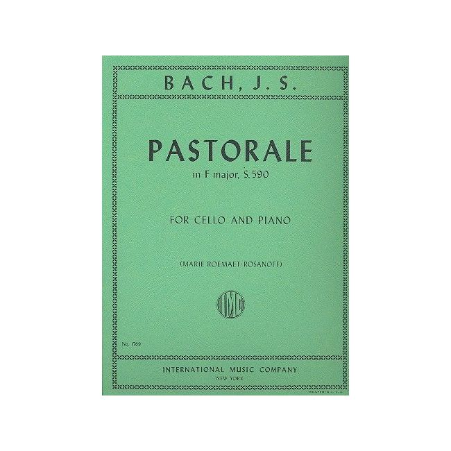 Bach, J.S - PASTORALE Vc Pft
