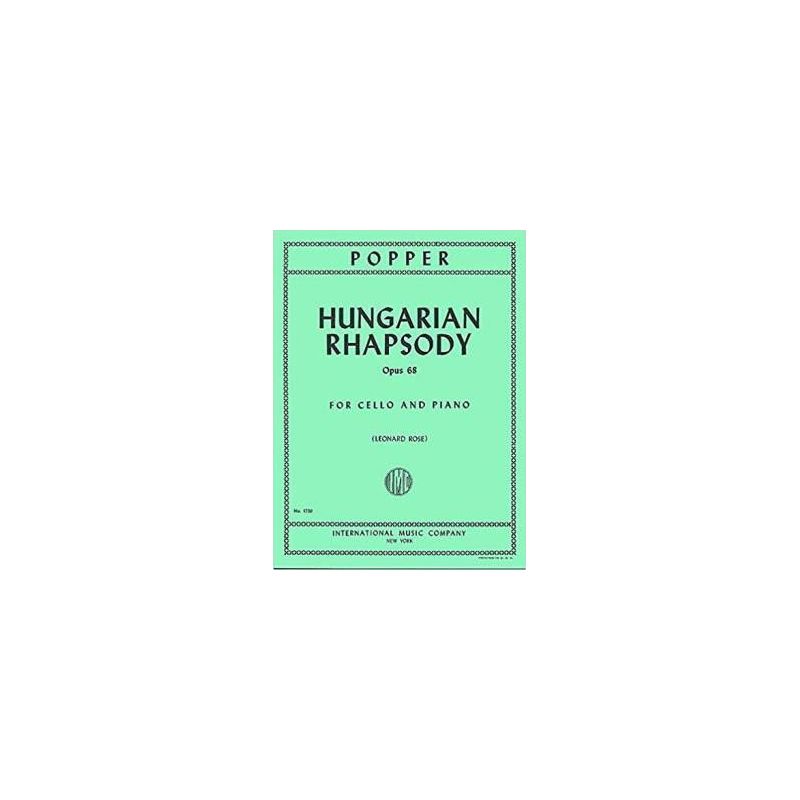 Popper, David - HUNGARIAN RHAPSODY Op68 Vc Pft 