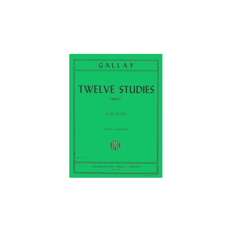 Gallay, Jaques Francois - Twelve Studies op. 57 