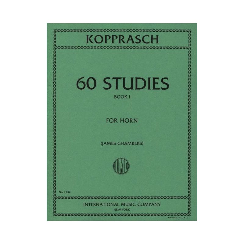 Kopprasch, Carl - 60 Studies Vol. 1 Vol. 1