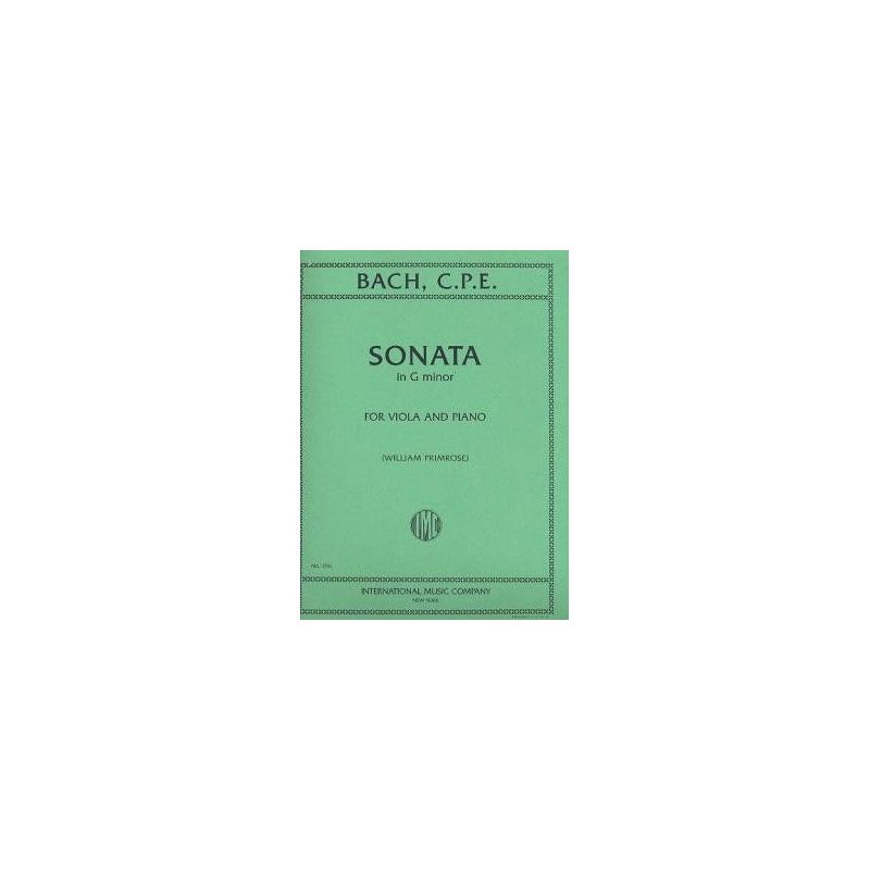 Bach, Carl Philipp Emanuel - Sonata G minor 