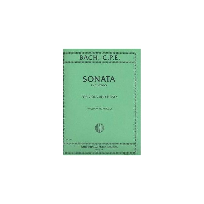 Bach, Carl Philipp Emanuel - Sonata G minor