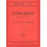 Bach, J.S - Concerto D minor BWV 1043 