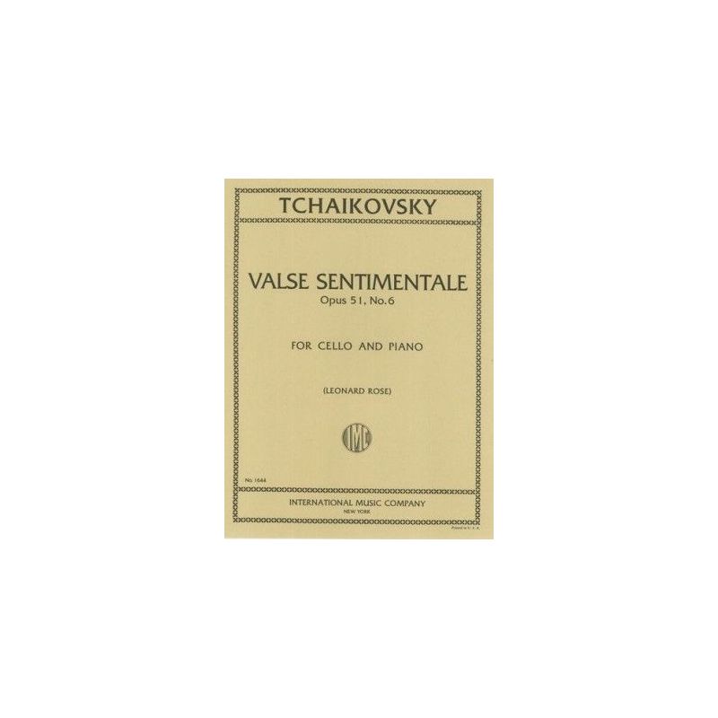 Tchaikovsky, P.I - Valse Sentimentale Op. 51 No. 6