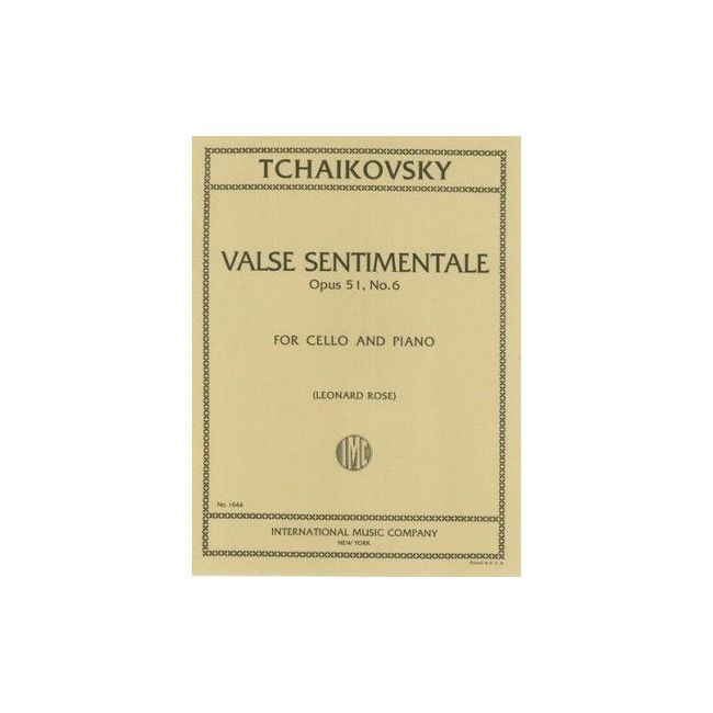 Tchaikovsky, P.I - Valse Sentimentale Op. 51 No. 6