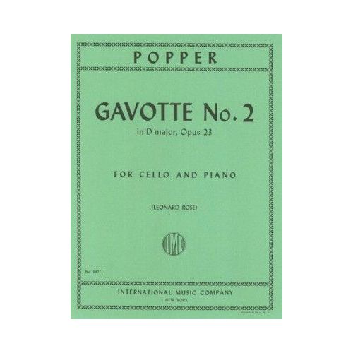 Popper, David - Gavotte No.2 Op.23 