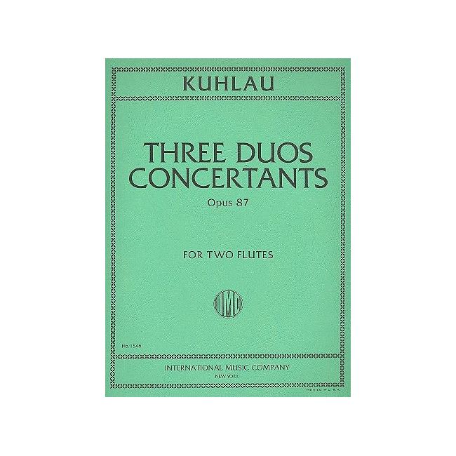Kuhlau, Friedrich - Three Duos Concertants Op.87 