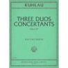 Kuhlau, Friedrich - Three Duos Concertants Op.87 