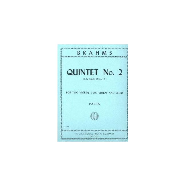 Brahms, Johannes - String Quintet No.2 G Major Op.111