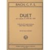 Bach, Carl Philipp Emanuel - Duet E Minor (G Major) H.598 (W.140) 