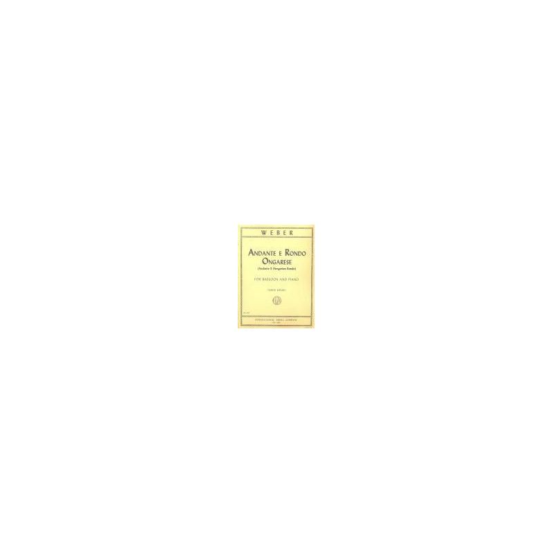 Weber, Carl Maria von - Andante & Rondo Ongarese Op.35 