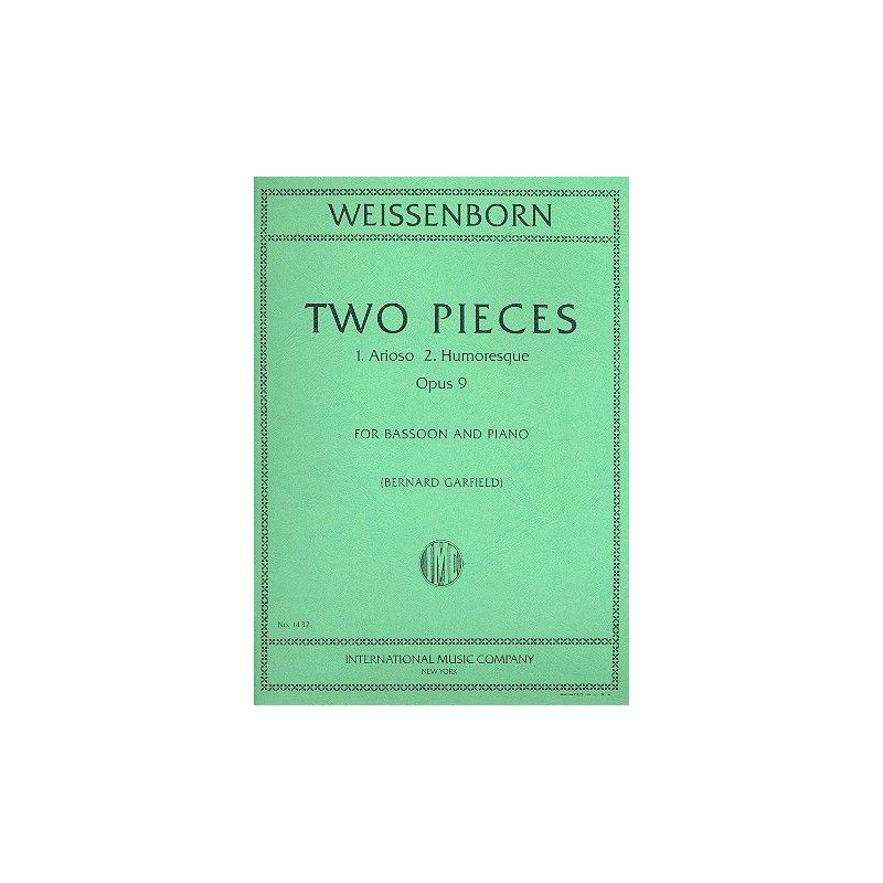 Weissenborn, Julius - Two Pieces Op.9 