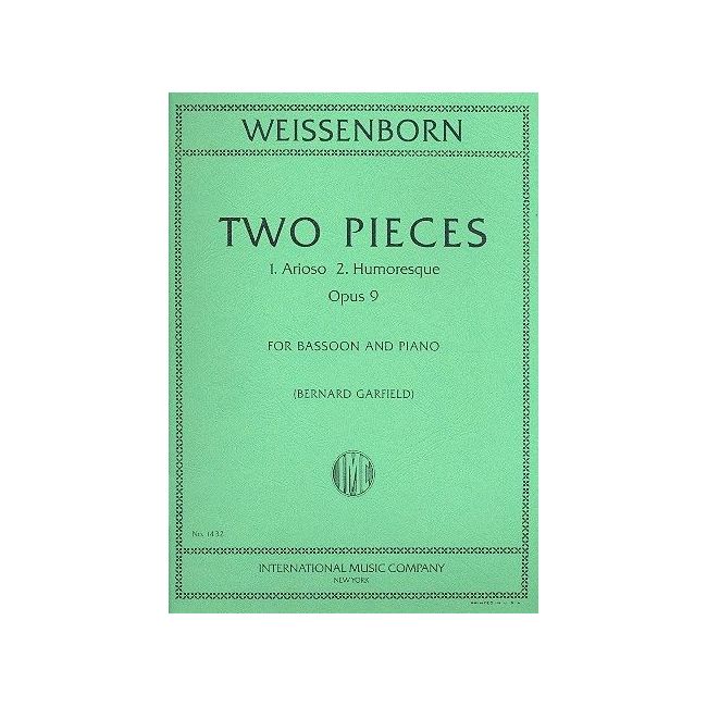 Weissenborn, Julius - Two Pieces Op.9