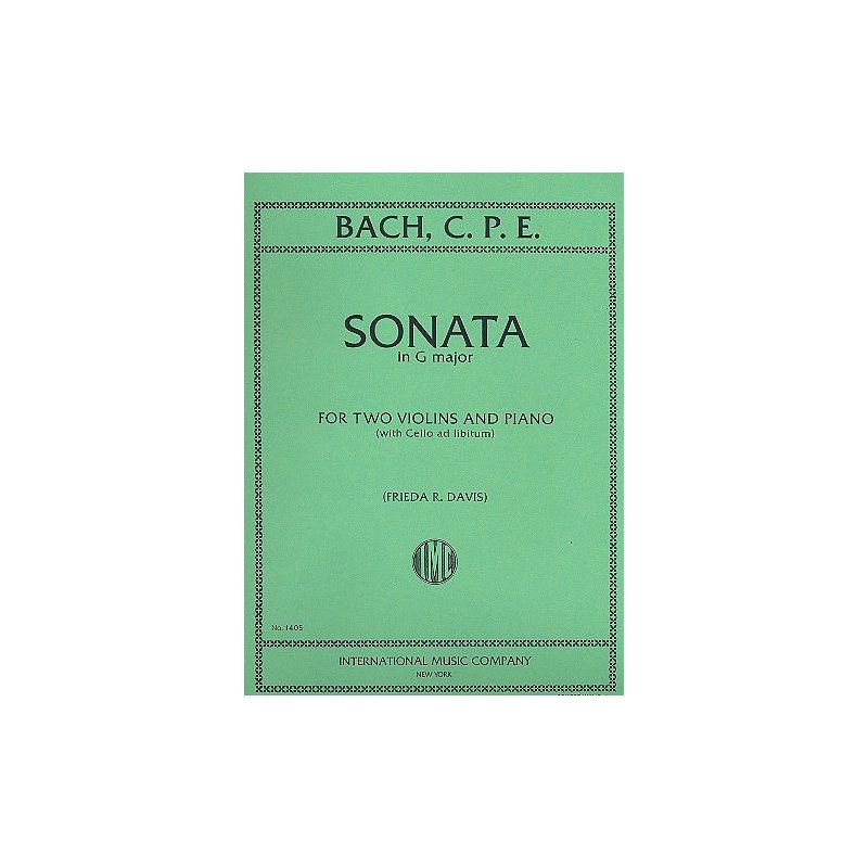 Bach, Carl Philipp Emanuel - Sonata G Major 