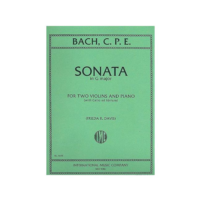 Bach, Carl Philipp Emanuel - Sonata G Major