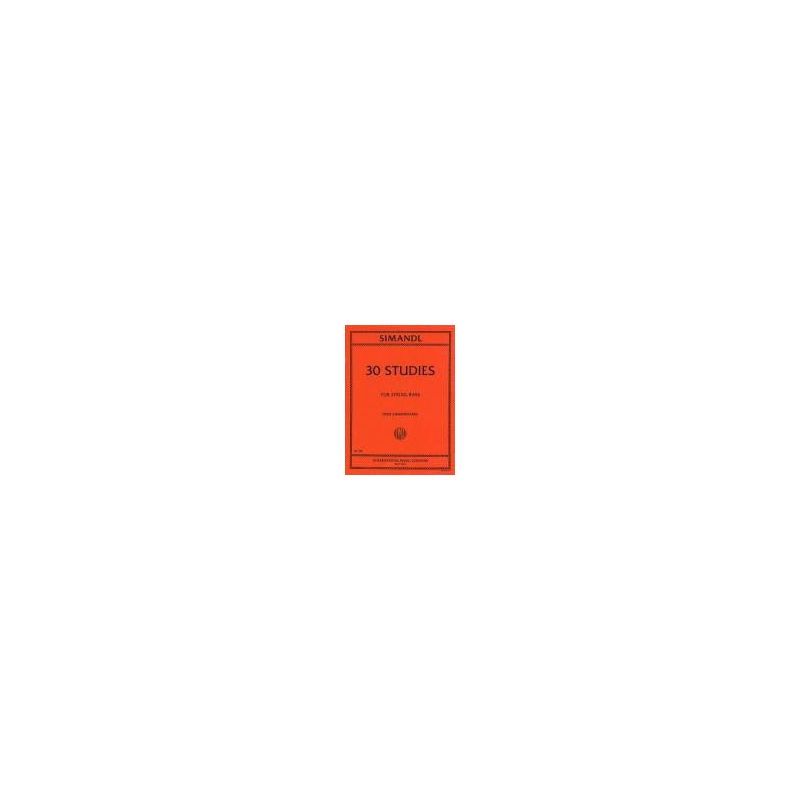 Simandl, Franz - 30 STUDIES FOR DEVELOPMENT OF TONE 