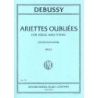 Debussy, Claude - ARIETTES OUBILEES H.Vce Pft 