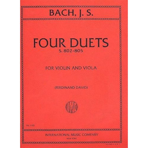 Bach, J.S - Four Duets 