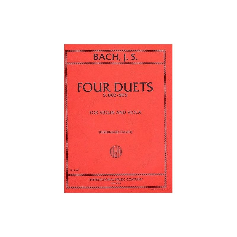 Bach, J.S - Four Duets 